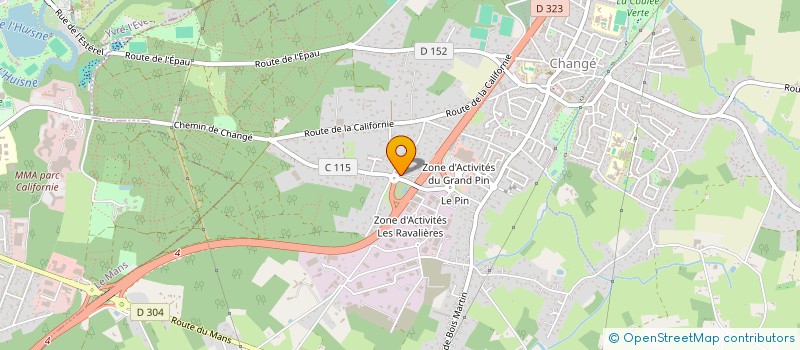 localisation de l'entreprise MONSIEUR PATRICK GERMAIN  CHANGE