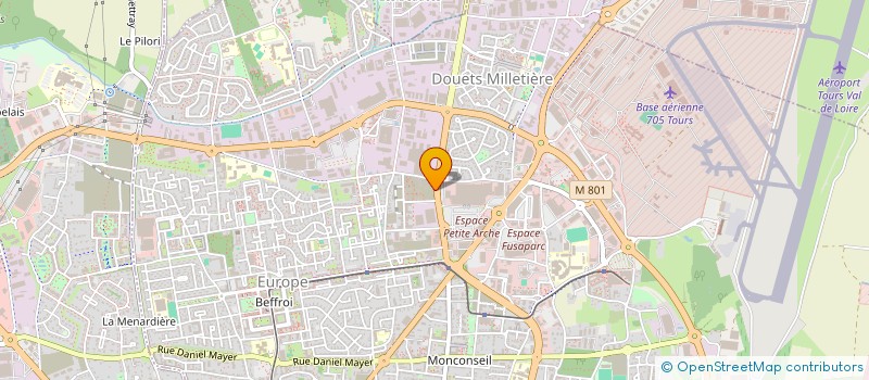 localisation de l'entreprise MONSIEUR PATRICK GERONDAL  TOURS