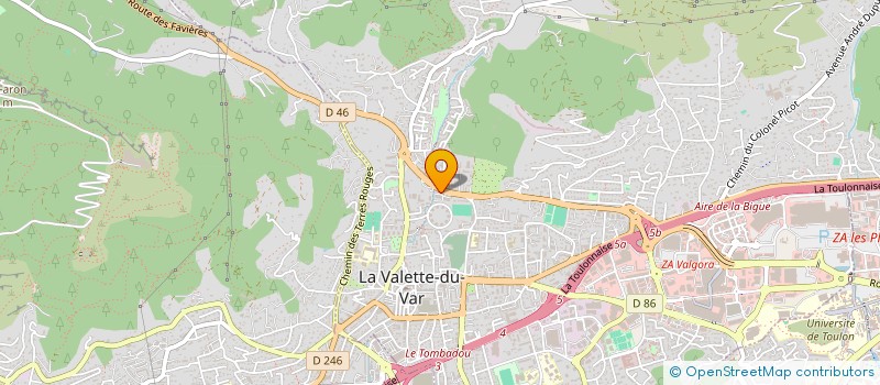 localisation de l'entreprise MONSIEUR PATRICK GERVASI à LA VALETTE-DU-VAR