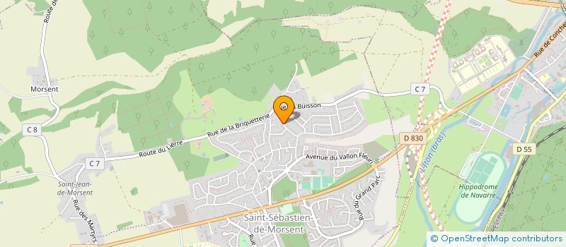 localisation de l'entreprise MONSIEUR PATRICK GESLOT  SAINT-SEBASTIEN-DE-MORSENT