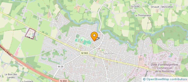 localisation de l'entreprise MONSIEUR PATRICK GESSANT  SAUTRON