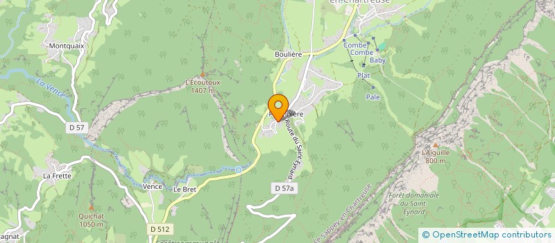 localisation de l'entreprise MONSIEUR PATRICK GEYMOND  LE SAPPEY-EN-CHARTREUSE