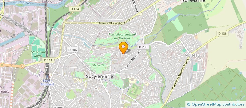 localisation de l'entreprise MONSIEUR PATRICK GHEBACHE à SUCY-EN-BRIE