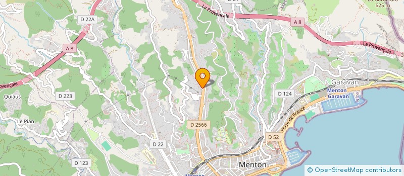 localisation de l'entreprise MONSIEUR PATRICK GHEZALI ROBERT  MENTON