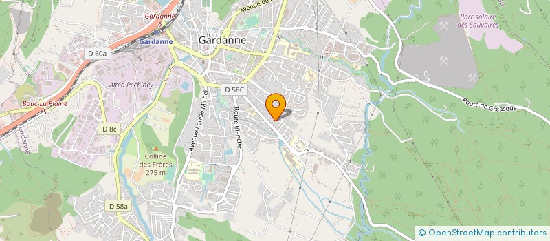 localisation de l'entreprise MONSIEUR PATRICK GHITULESCO à GARDANNE