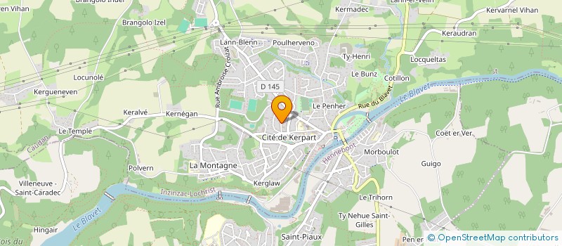 localisation de l'entreprise MONSIEUR PATRICK GICQUEL  INZINZAC-LOCHRIST