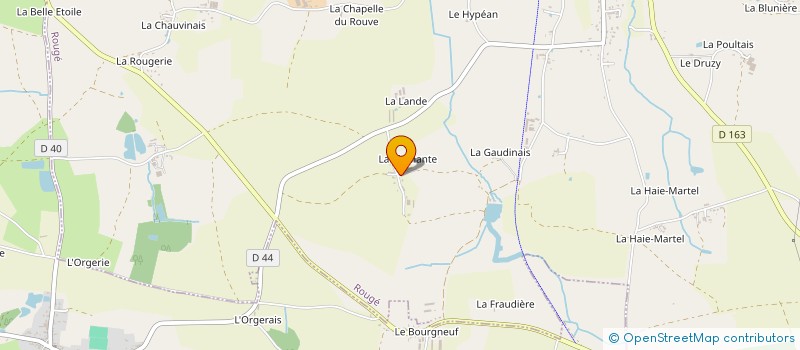 localisation de l'entreprise MONSIEUR PATRICK GICQUEL à ROUGE
