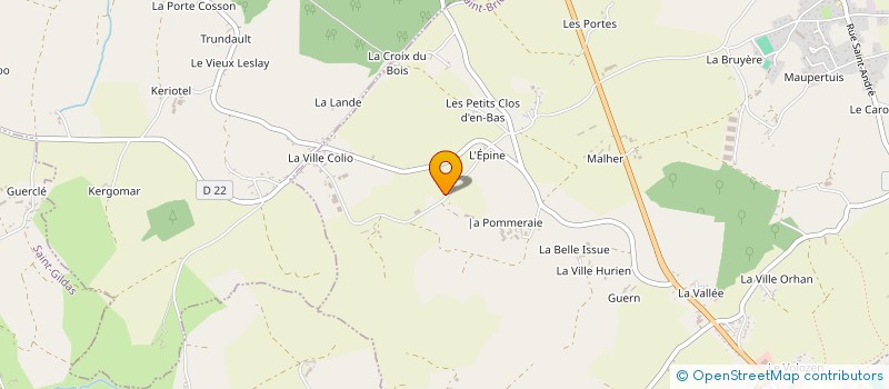 localisation de l'entreprise MONSIEUR PATRICK GICQUEL  SAINT-BRANDAN