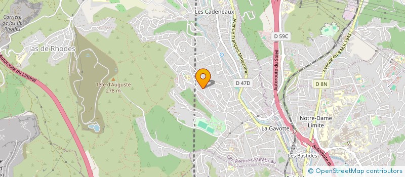localisation de l'entreprise MONSIEUR PATRICK GILBERT PORTE à LES PENNES-MIRABEAU