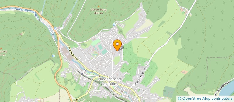 localisation de l'entreprise MONSIEUR PATRICK GILBERTZ  NIEDERBRONN-LES-BAINS