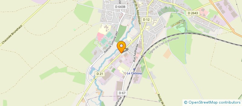 localisation de l'entreprise MONSIEUR PATRICK GILLE à LE CATEAU-CAMBRESIS