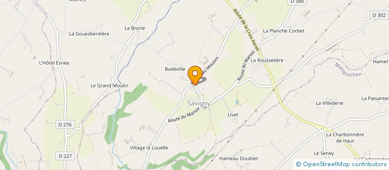 localisation de l'entreprise MONSIEUR PATRICK GIRARD à SAVIGNY