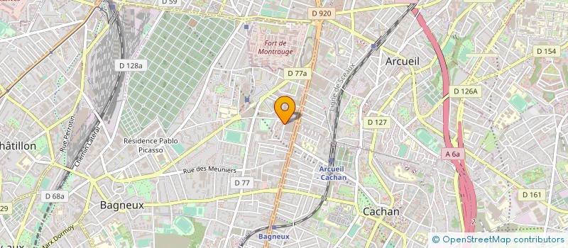 localisation de l'entreprise MONSIEUR PATRICK GIRARD à BAGNEUX