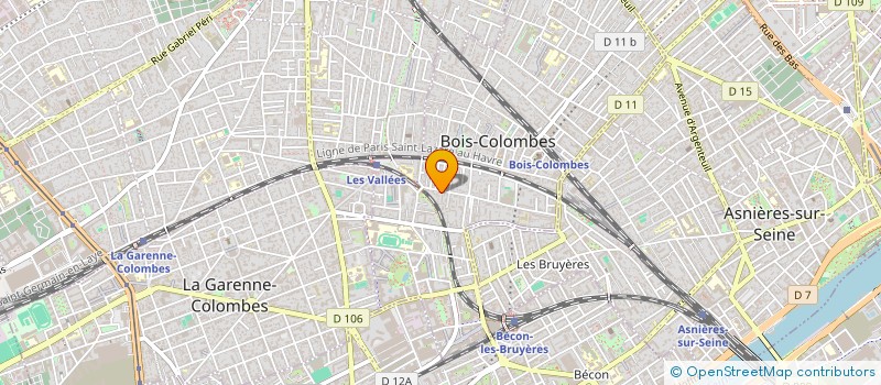 localisation de l'entreprise MONSIEUR PATRICK GIRARD à BOIS-COLOMBES
