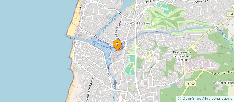 localisation de l'entreprise MONSIEUR PATRICK GIRAUD à CAPBRETON