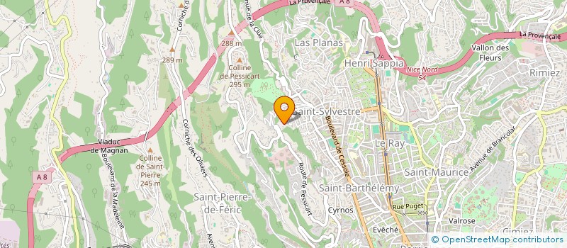 localisation de l'entreprise MONSIEUR PATRICK GIRAUD à NICE
