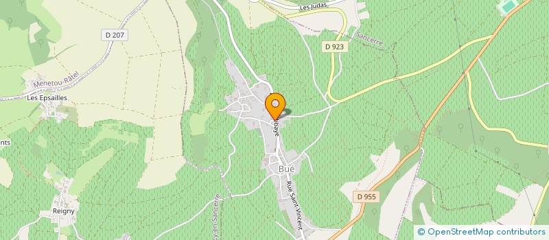 localisation de l'entreprise MONSIEUR PATRICK GIRAULT  BUE