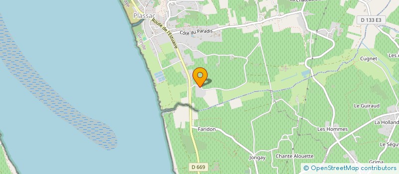 localisation de l'entreprise MONSIEUR PATRICK GLEIZES  PLASSAC