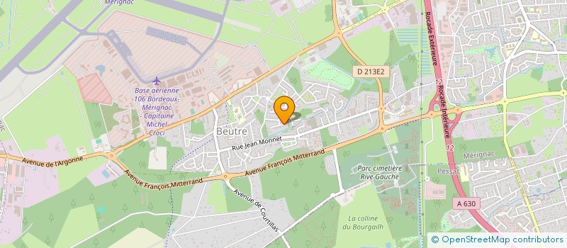 localisation de l'entreprise MONSIEUR PATRICK GLERANT  MERIGNAC