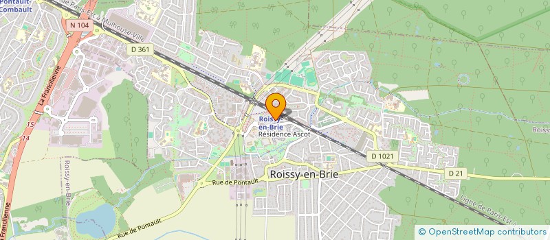localisation de l'entreprise MONSIEUR PATRICK GLOUCHE  ROISSY-EN-BRIE