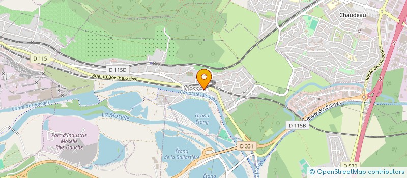 localisation de l'entreprise MONSIEUR PATRICK GOBERT  MESSEIN