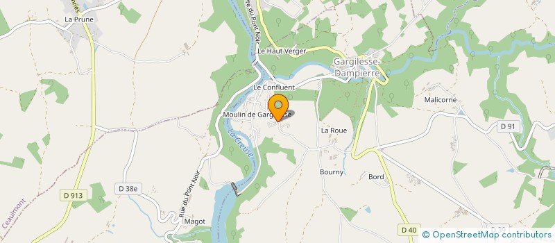 localisation de l'entreprise MONSIEUR PATRICK GOBIN à GARGILESSE-DAMPIERRE