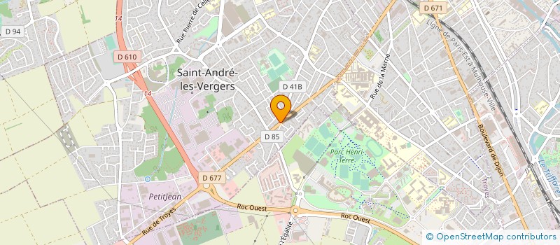 localisation de l'entreprise MONSIEUR PATRICK GODEST à SAINT-ANDRE-LES-VERGERS