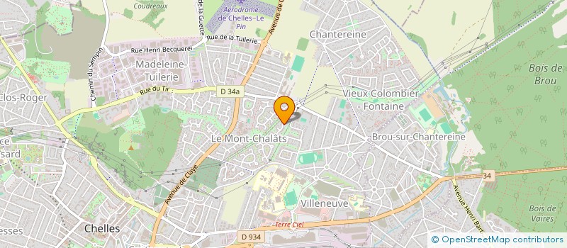 localisation de l'entreprise MONSIEUR PATRICK GOEURIOT  CHELLES