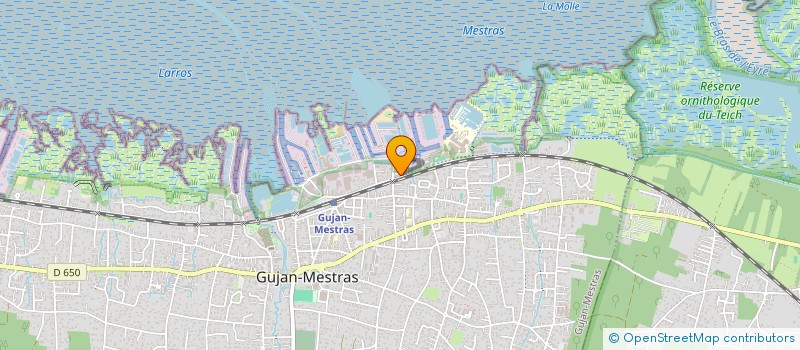 localisation de l'entreprise MONSIEUR PATRICK GOMBEAUD  GUJAN-MESTRAS
