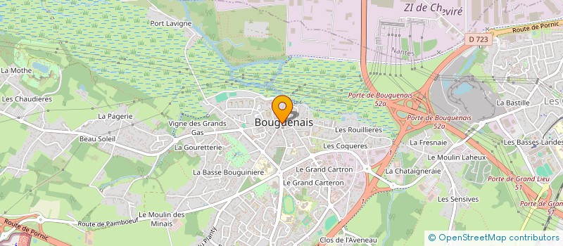 localisation de l'entreprise MONSIEUR PATRICK GOMES  BOUGUENAIS