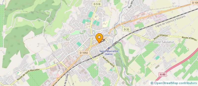 localisation de l'entreprise MONSIEUR PATRICK GOMET à SAINT-MARCELLIN