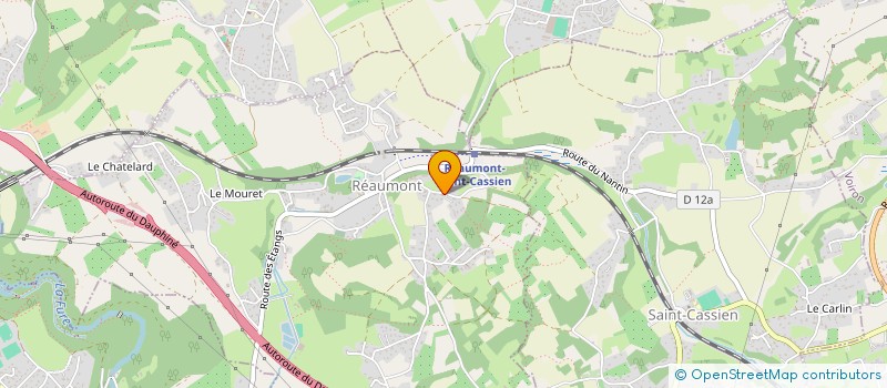 localisation de l'entreprise MONSIEUR PATRICK GOMEZ  REAUMONT