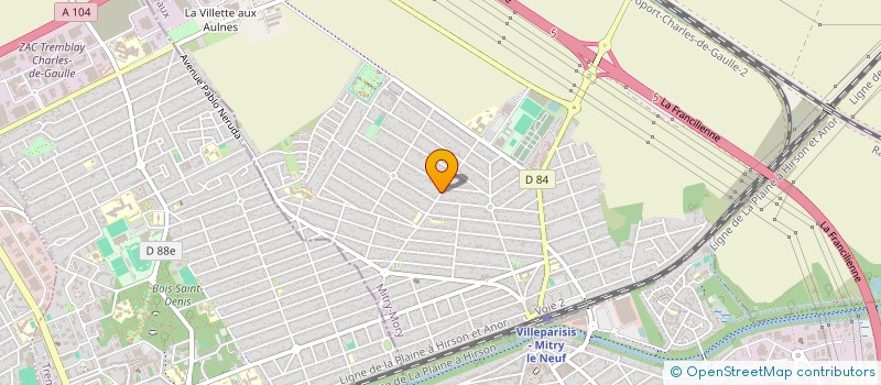 localisation de l'entreprise MONSIEUR PATRICK GONCALVES  MITRY-MORY