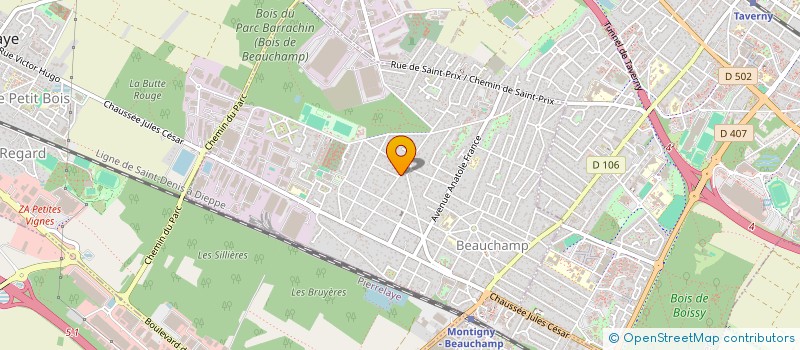 localisation de l'entreprise MONSIEUR PATRICK GONCALVES  BEAUCHAMP