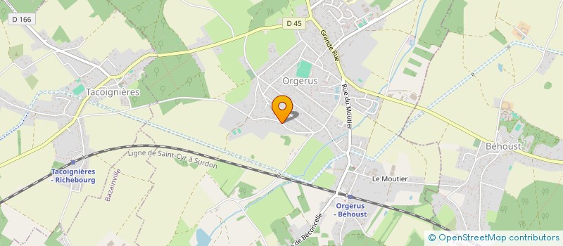 localisation de l'entreprise MONSIEUR PATRICK GONCALVES  ORGERUS