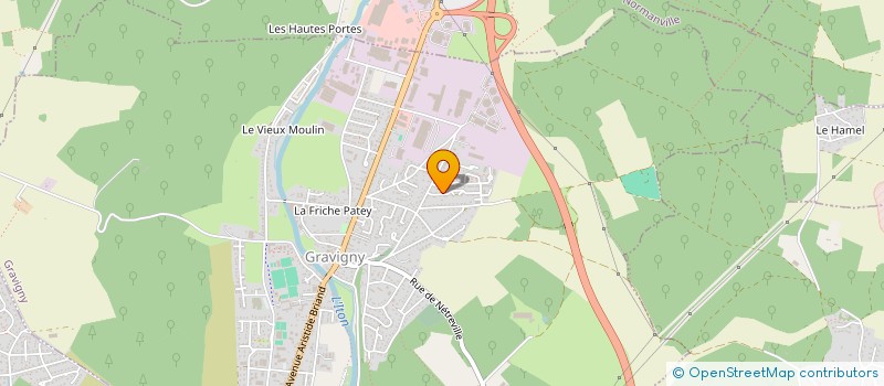 localisation de l'entreprise MONSIEUR PATRICK GONCALVES à GRAVIGNY