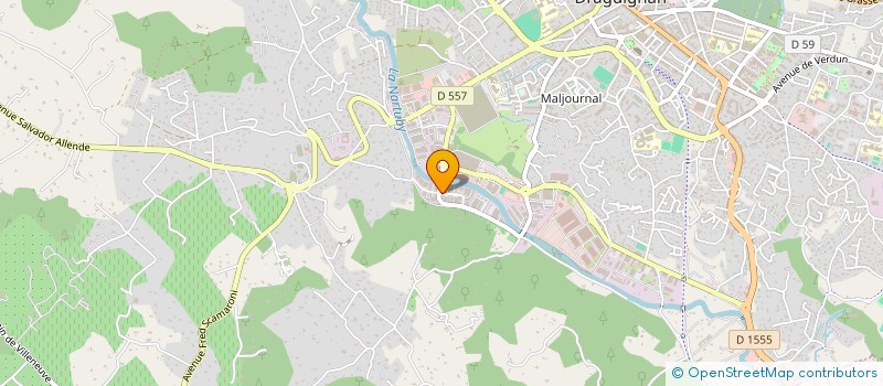 localisation de l'entreprise MONSIEUR PATRICK GONZALES  DRAGUIGNAN