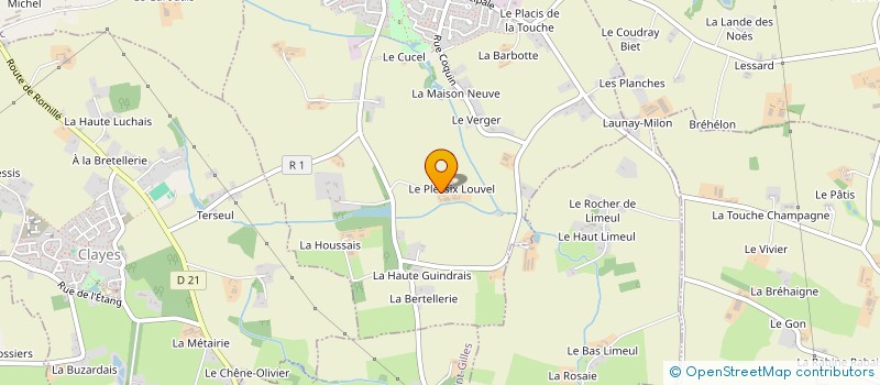 localisation de l'entreprise MONSIEUR PATRICK GORIEUX  PARTHENAY-DE-BRETAGNE