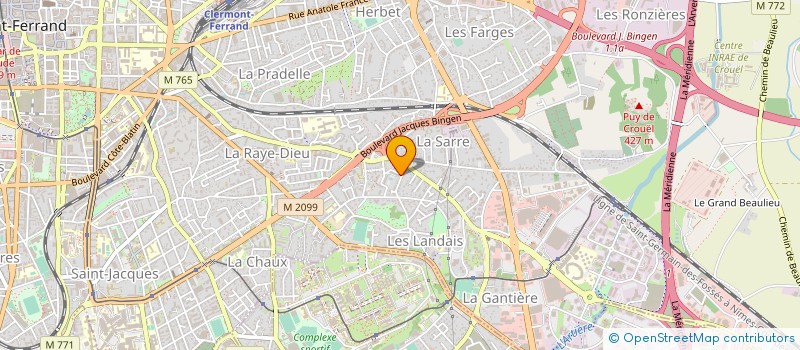 localisation de l'entreprise MONSIEUR PATRICK GORNES  CLERMONT-FERRAND