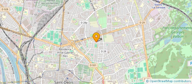 localisation de l'entreprise MONSIEUR PATRICK GOSSELIN à SAINT-DENIS