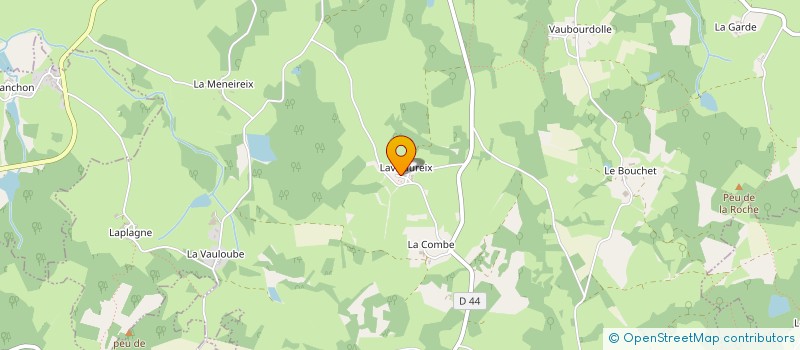 localisation de l'entreprise MONSIEUR PATRICK GOSSELIN  CHATEAUPONSAC