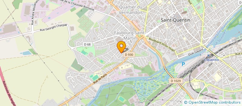 localisation de l'entreprise MONSIEUR PATRICK GOSSET à SAINT-QUENTIN