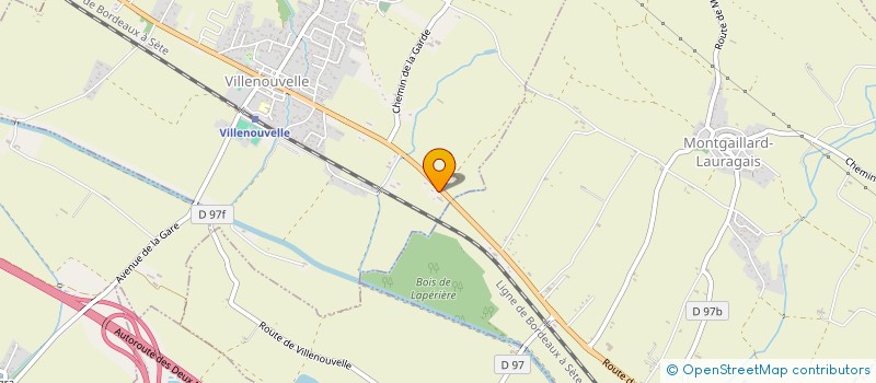 localisation de l'entreprise MONSIEUR PATRICK GOUAZE  VILLENOUVELLE