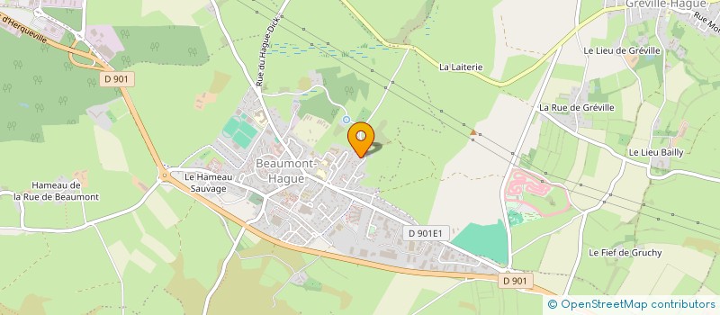 localisation de l'entreprise MONSIEUR PATRICK GOUDARD à LA HAGUE