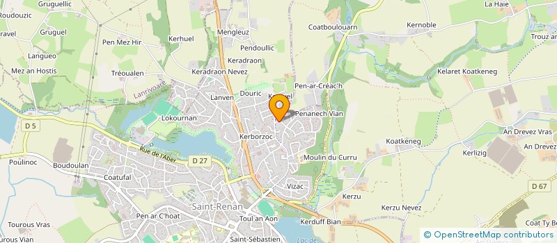 localisation de l'entreprise MONSIEUR PATRICK GOUEZ à SAINT-RENAN
