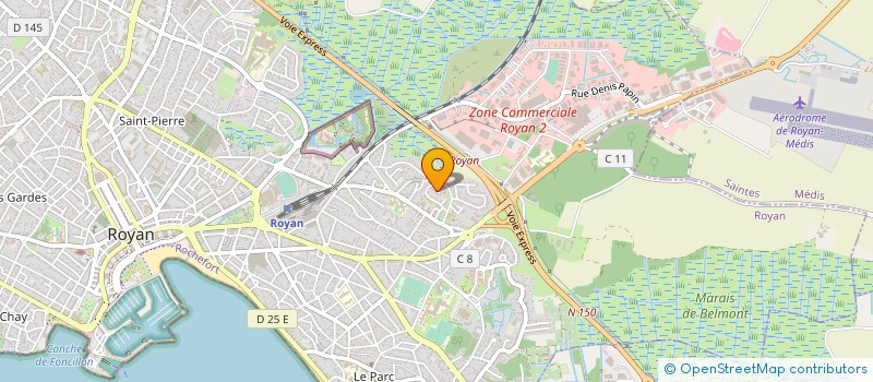 localisation de l'entreprise MONSIEUR PATRICK GOUGNON  SAINT-SULPICE-DE-ROYAN