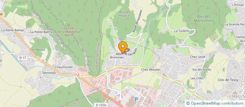 localisation de l'entreprise MONSIEUR PATRICK GOURDIN  SILLINGY