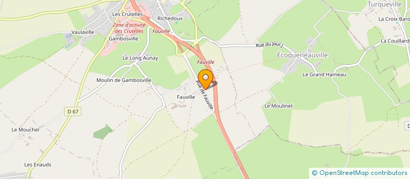 localisation de l'entreprise MONSIEUR PATRICK GOURDIN  SAINTE-MERE-EGLISE