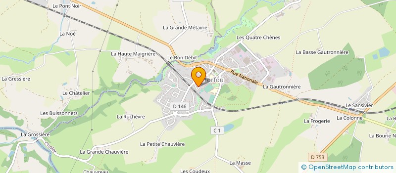 localisation de l'entreprise MONSIEUR PATRICK GOURMAUD à SEVREMOINE