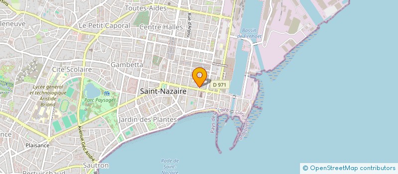 localisation de l'entreprise MONSIEUR PATRICK GOURMELON  SAINT-NAZAIRE